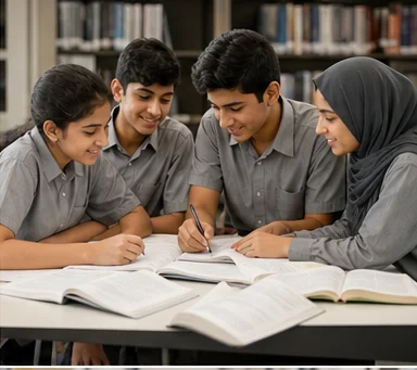 Students developing confidence and independence