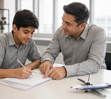 Students preparing for future academic progression